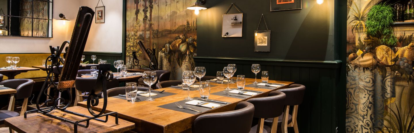 salle restaurant cloche à fromage